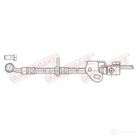 Тормозной шланг QUICK BRAKE 7 F8A4 1437700743 80901x