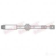 Тормозной шланг QUICK BRAKE 5QGMR 2 1437706849 50756x