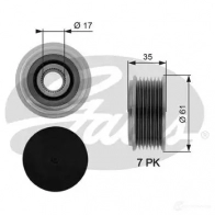 Обгонная муфта генератора GATES X 4UMK oap7070 Ford Transit 5414465898112