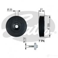 Шкив коленвала GATES TVD1017 SET 63 Suzuki Grand Vitara (JT, TE, TD) 2 Кроссовер 1.9 DDiS AWD (JT419. TD44. JB419WD. JB419xD) 129 л.с. 2005 – 2015 tvd1017a