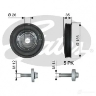 Шкив коленвала GATES 413412 tvd1007a SET 68 TVD1007