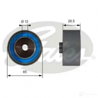 Обводной ролик ремня ГРМ GATES 5414465310522 t42081 412567 M8I PA