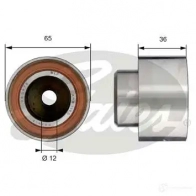 Обводной ролик ремня ГРМ GATES RWAN LVV Renault Avantime 5414465823923 t42184