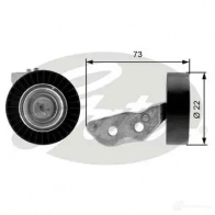 Обводной ролик приводного ремня GATES FT7Q 5U 5414465843181 Audi TT (8J9) 2 Кабриолет 2.5 Rs Quattro 360 л.с. 2012 – 2014 t36105