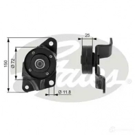 Обводной ролик приводного ремня GATES t38086 411738 0BT6 P 5414465233272