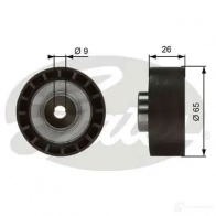 Обводной ролик приводного ремня GATES 411510 C 526IFB t36383 5414465933479