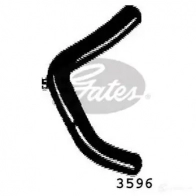 Патрубок радиатора, шланг GATES A1X PN2 405066 5412571019483 3596