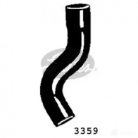 Патрубок радиатора, шланг GATES 404903 5412571017809 3359 A220 Q