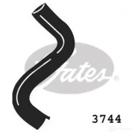 Патрубок радиатора, шланг GATES 405186 3744 5412571027136 DAGS EG