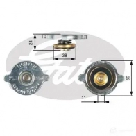 Крышка радиатора GATES LN Z7I rc116 5414465188824 411122 - Изображение 5
