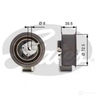 Натяжной ролик ГРМ GATES Volkswagen Bora (A4, 1J6) 4 Универсал 1.9 TDI 115 л.с. 1999 – 2001 5414465391279 A 38NJ t43020