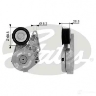 Натяжной ролик приводного ремня GATES t38175 5414465209116 JKU F2 Ford Galaxy 1 (VX, VY, WGR) Минивэн 2.8 i V6 174 л.с. 1995 – 2000