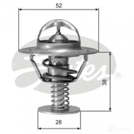 Натяжной ролик приводного ремня GATES t39429 D7 QTX 5400608116618 1424690011 - Изображение 2