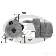 Натяжной ролик приводного ремня GATES Mercedes SLK (R170) 1 Кабриолет 2.0 200 Kompressor (1745) 192 л.с. 1996 – 2000 5414465851292 EME6 9DA t39050