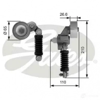 Натяжной ролик приводного ремня GATES 5414465775123 Renault Safrane KF1I Q43 t38481