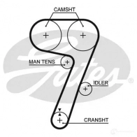 Ремень ГРМ GATES 5336 W Q7IMC 5412571009392 406007