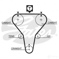 Ремень ГРМ GATES Mazda MX-5 t179rb 2 U74IA