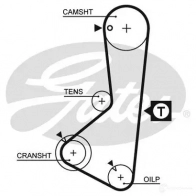 Комплект ремня ГРМ GATES 408092 T41056 5075X S k015075xs