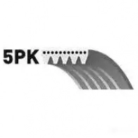 Приводной ремень, поликлиновой GATES 5PK1397 406465 5pk1398 5PK13 95 - Изображение 3