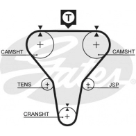 Зубчатый ремень GATES P9QQ JL Mazda MX-5 1273RM