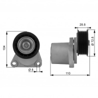 Поликлиновой ременный комплект GATES K106PK2228 1440079032 L R6OV - Изображение 2