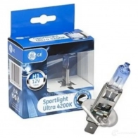 Лампа галогеновая H1 SPORTLIGHT ULTRA 55 Вт 12 В GE 1439693382 S9 U51 50310SBU