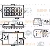 Регулятор, вентилятор салона HELLA _BEHR HELLA SERVICE_ 19823 VH6ZJ 5HL 351 321-531