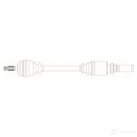 Приводной вал GENERAL RICAMBI Citroen Saxo CI3200 GW 3EBXB