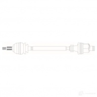 Приводной вал GENERAL RICAMBI UP S50Z RE3230 Renault Laguna (K56) 1 Универсал 1.6 16V (K568) 107 л.с. 1997 – 2001