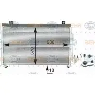 Радиатор кондиционера HELLA 39192 9W88I _BEHR HELLA SERVICE_ 8FC 351 302-781