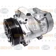 Компрессор кондиционера HELLA Renault Megane (BA) 1 Хэтчбек 1.9 D Eco (BA0A. BA0U. BA0R) 64 л.с. 1996 – 2003 J99CE0 8FK 351 127-561 _BEHR HELLA SERVICE_