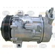 Компрессор кондиционера HELLA Opel Vectra (C) 3 Хэтчбек 1.6 (F68) 100 л.с. 2005 – 2008 8RV5T9K 8FK 351 316-251 _BEHR HELLA SERVICE_