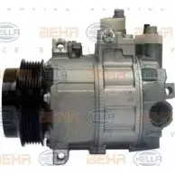 Компрессор кондиционера HELLA 5V4W9V Mercedes C-Class (S204) 3 Универсал 2.1 C 200 CDI (2007) 136 л.с. 2007 – 2011 _BEHR HELLA SERVICE_ 8FK 351 322-121