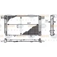 Радиатор охлаждения двигателя HELLA 8MK 376 711-181 _BEHR HELLA SERVICE_ 45247 6MCT6