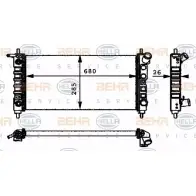 Радиатор охлаждения двигателя HELLA LFB8IR _BEHR HELLA SERVICE_ 8MK 376 712-711 Opel Corsa (B) 2 Хэтчбек 1.0 i 12V (F08) 54 л.с. 1996 – 2000