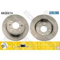 Тормозной диск GIRLING KIW RE 3322937456338 6026574 6240914