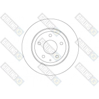 Тормозной диск GIRLING 6081154 TS MOWT Mazda 6 (GJ, GL) 3 Седан 2.0 (GJ2. GL2. GL6) 146 л.с. 2013 – 2025