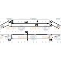 Радиатор АКПП HELLA UN184 47914 _BEHR HELLA SERVICE_ 8MO 376 725-541