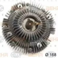 Вискомуфта HELLA C1K3C 50139 _BEHR HELLA SERVICE_ 8MV 376 758-731