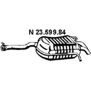 Задний глушитель EBERSPACHER Mercedes CLK (C209) 2 Купе 2.6 240 (2061) 170 л.с. 2002 – 2009 23.599.84 BGBNNWM OV5E SZ