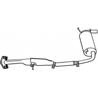Задний глушитель Walker 22282 129156 HXE60 IRMAH HF