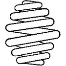 Пружина BOGE H7NWHEA 81-667-0 158299 FCKIK 6