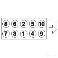 Болты ГБЦ, головки блока цилиндров GOETZE 0692780016021 700322 2217011b K JFBWN - Изображение 2