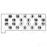 Болты ГБЦ, головки блока цилиндров GOETZE HS0MBK X 2226074b 0692780016472 700416 - Изображение 2