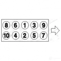 Болты ГБЦ, головки блока цилиндров GOETZE 2201299b AEMY0S W 700253 - Изображение 2