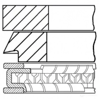 Комплект поршневых колец GOETZE AV47D U2 2783431 08-442600-00