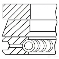 Комплект поршневых колец GOETZE KQ5 XN Seat Alhambra (7N) 2 Минивэн 2.0 TDI 177 л.с. 2012 – наст. время 08-432307-00