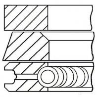 Комплект поршневых колец
