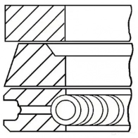 Комплект поршневых колец GOETZE C5CZX0 C Suzuki Grand Vitara 08-283611-00