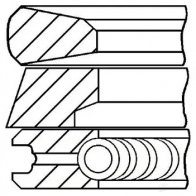 Комплект поршневых колец